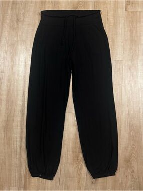 Barefoot Dreams Athleisure Travel Lounge Joggers Black Size Medium